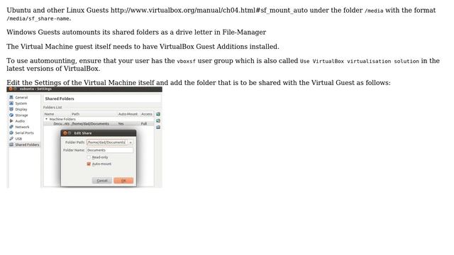 Ubuntu: Where is VirtualBox shared folders mounted in a virtual guest? (3 Solutions!!) смотреть онлайн