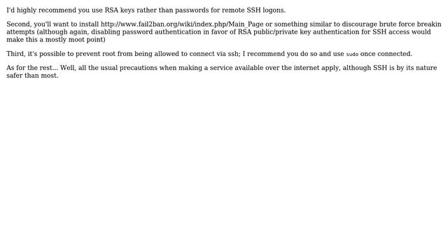 Unix & Linux: Internet SSH Server Security Considerations (4 Solutions!!) смотреть онлайн