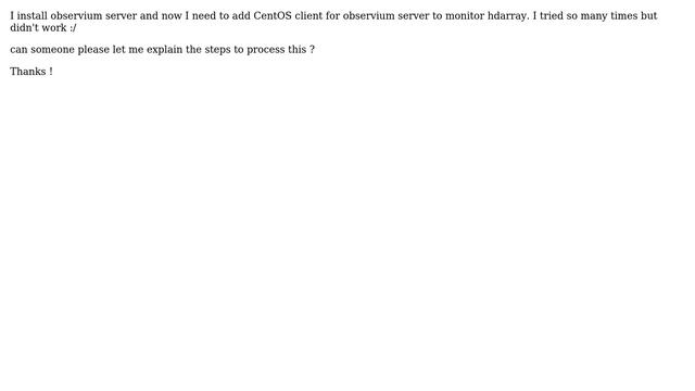 Add CentOS host to Observium смотреть онлайн