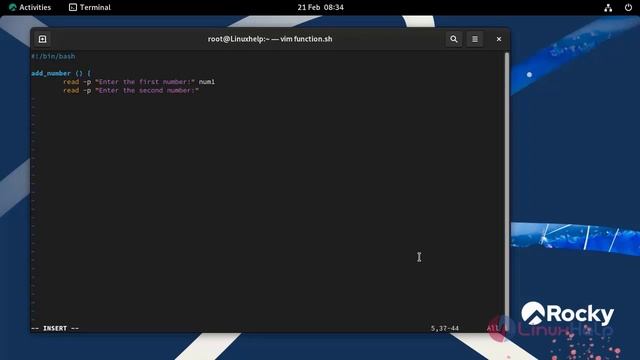 How to define and call functions using Bash Script on Rocky Linux 9.3 смотреть онлайн