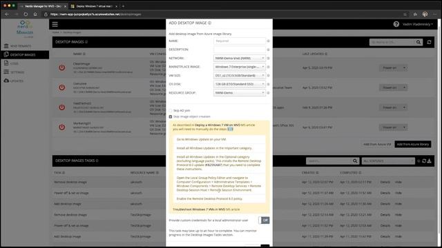 Deploying Windows 7 Desktops w/ Nerdio Manager for Enterprise (AVD Demo of the Day for IT Pros) смотреть онлайн