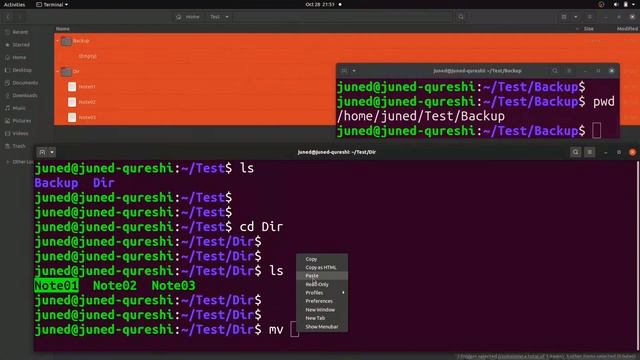 How to Move or Relocate Multiple Files in Linux | mv command in Linux смотреть онлайн