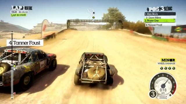 Dirt 2 Gameplay on ATI HD 4650 (HD Gameplay check 720p) смотреть онлайн