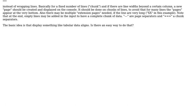 Unix & Linux: How can I show long console lines as paged view? смотреть онлайн