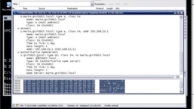 Centos DNS Wireshark view смотреть онлайн