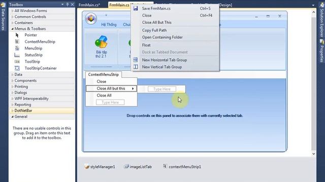 MF7 Close TabControl смотреть онлайн