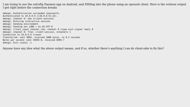 Unix & Linux: Trying to SSH into my Android phone, but connection closed (2 Solutions!!) смотреть онлайн