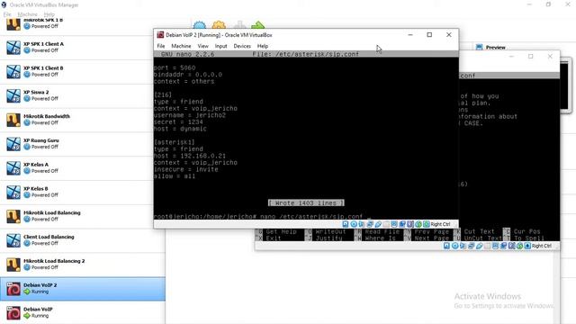 Konfigurasi VoIP Asterisk 2 Server Linux Debian 7 смотреть онлайн