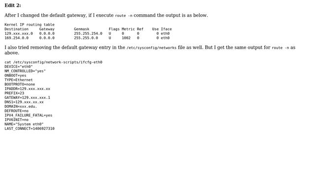 Unix & Linux: rhel 6 default gateway not working (2 Solutions!!) смотреть онлайн