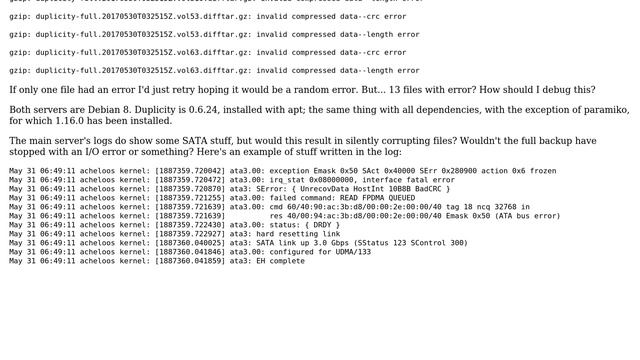 DevOps & SysAdmins: CRC error in several compressed files смотреть онлайн