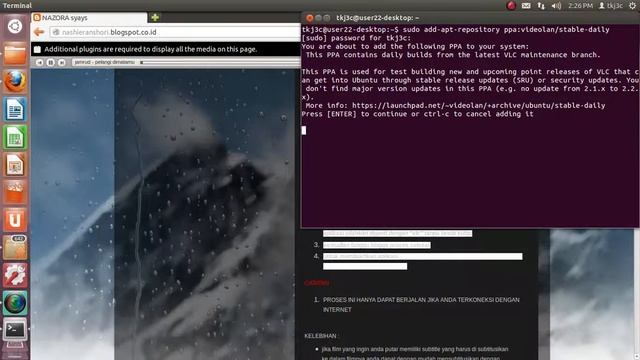 video tutorial install vlc via terminal ubuntu/debian смотреть онлайн