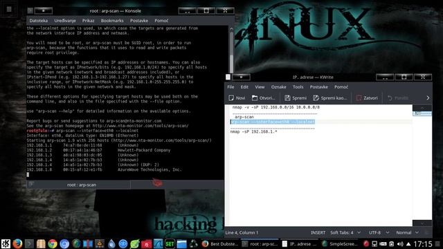 kali linux: kako vidjeti ko vam povezan na mrezi смотреть онлайн
