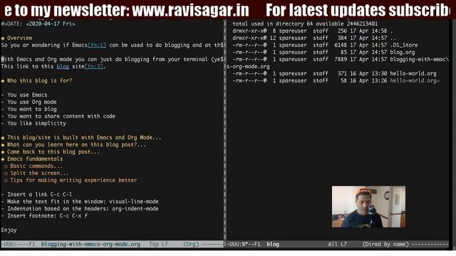 Org Mode - Insert link, footnote and make text fit your window with visual-line-mode смотреть онлайн