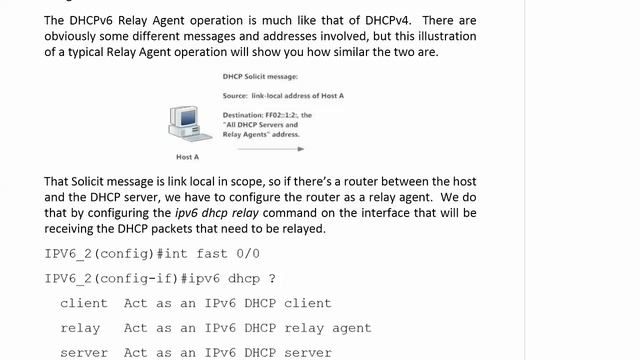 322 DHCPv6 Stateful Auroconfiguration and Relay Agents смотреть онлайн