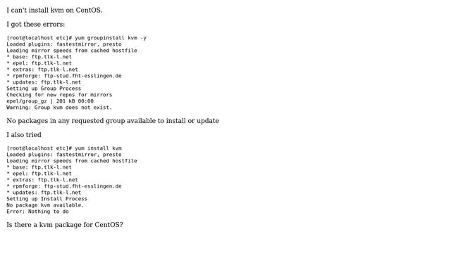 How to install KVM on CentOS 6? смотреть онлайн