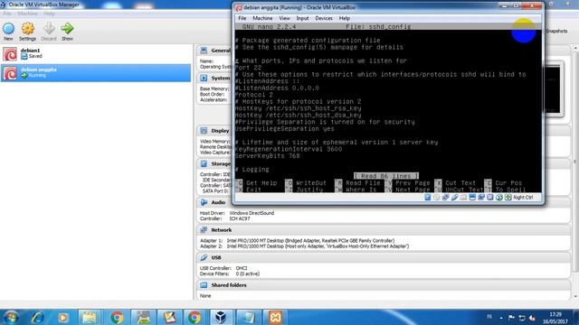 konfigurasi debian SSH meggunakan putty смотреть онлайн