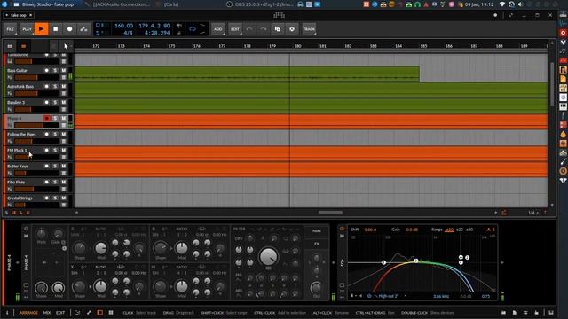Pop Tune instrumental Bitwig Linux смотреть онлайн