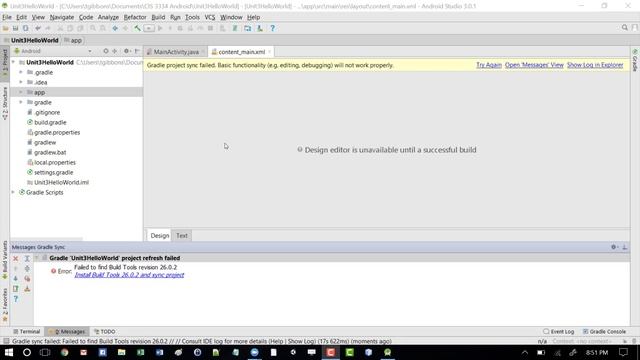 CIS 3334 Unit 3 Intro to Android Studio смотреть онлайн