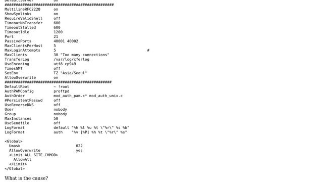 DevOps & SysAdmins: proftpd /etc/security/pam_env.conf: permission denied смотреть онлайн