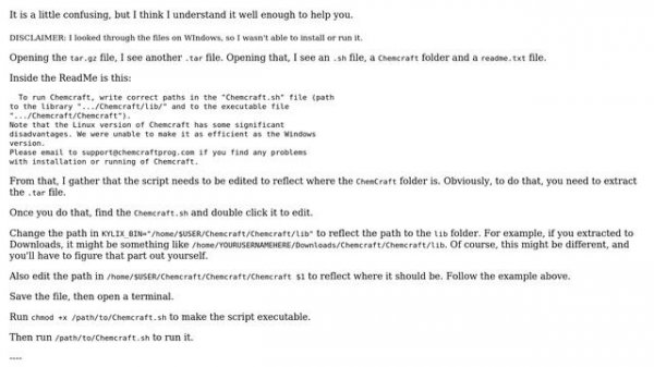 Ubuntu: How do I install ChemCraft on Ubuntu?