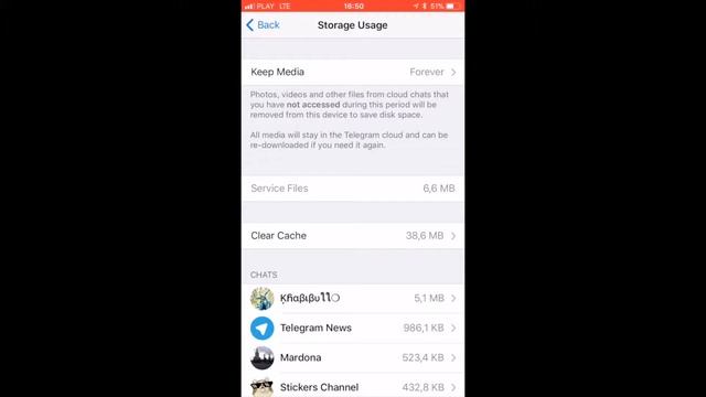 HOW TO CHECK STORAGE INFORMATION IN TELEGRAM APP (IOS) смотреть онлайн
