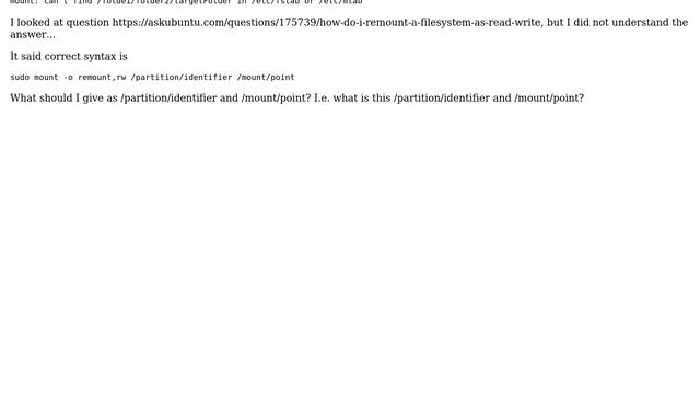 Ubuntu: How to remount a read-only folder as readWrite? (2 Solutions!!) смотреть онлайн
