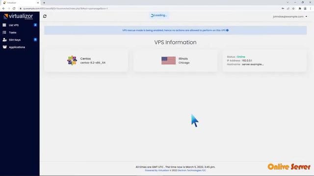How to Boot VPS in Rescue Mode Using Virtualizor?@OnliveServer смотреть онлайн