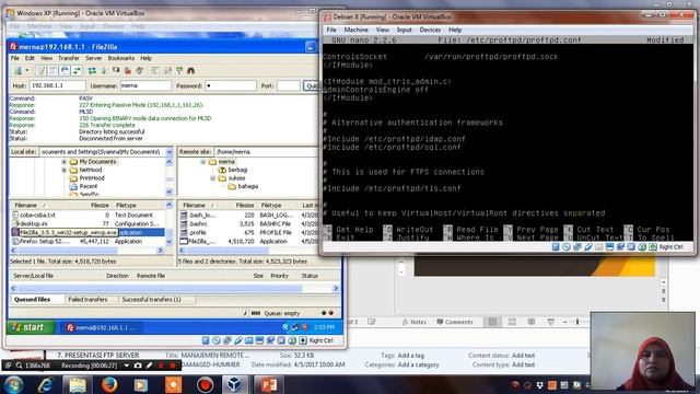 INSTALASI FTP SERVER DEBIAN 8 смотреть онлайн