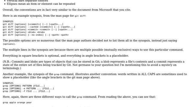 Unix & Linux: What are the conventional meanings for symbols used to show commands' syntax? смотреть онлайн