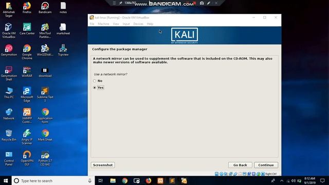 install kali linux on virtual box смотреть онлайн
