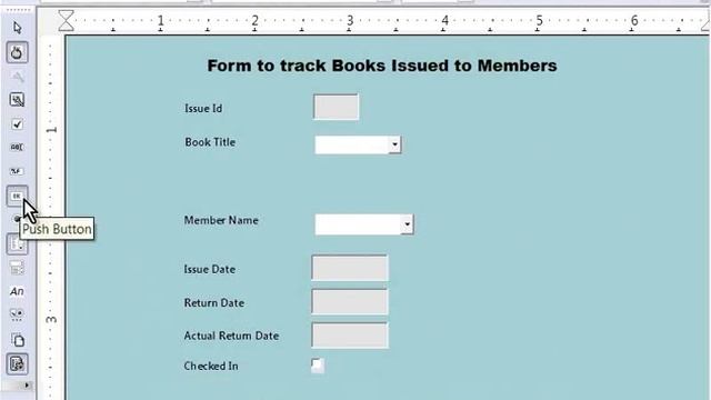 7 Add Push Button to a form Hindi смотреть онлайн