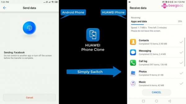 Android Transfer to HUAWEI Phone - P30/P20 - HUAWEI Phone Clone (Free)