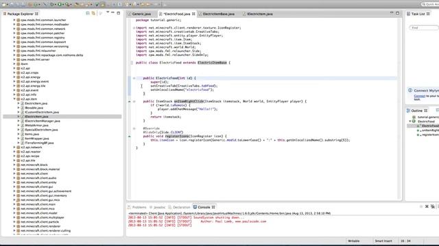 -=[IC2 API Tutorials]=- Basic Electric Item смотреть онлайн