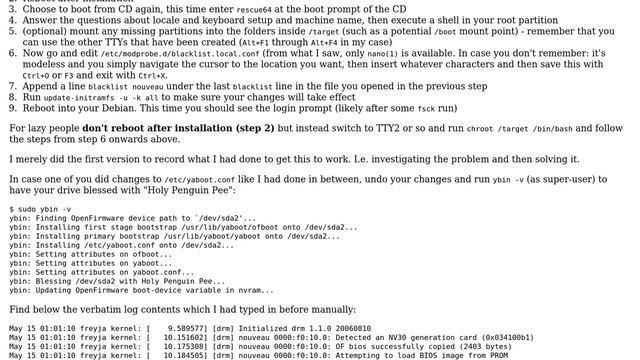 Debian PPC on PowerMac G5 boots to blank screen (3 Solutions!!) смотреть онлайн