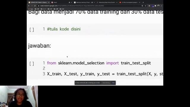 [DSC Tel-U Event] Machine Learning Virtual Workshop Week 4 - Part 1