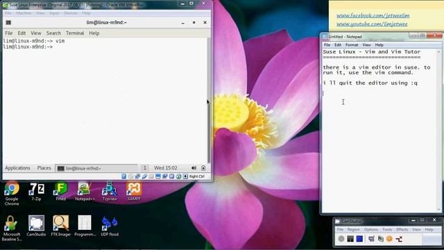 Suse Linux - Vim & Vim Tutor смотреть онлайн
