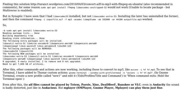 Ubuntu: How to convert .aif audio files to mp3? (4 Solutions!!) смотреть онлайн