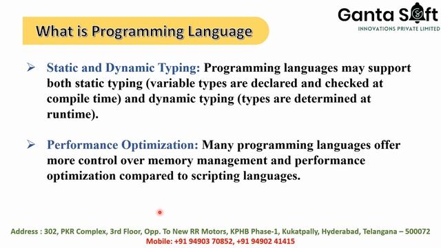 #3 Scripting Language vs Programming Language | Top Python training centers in KPHB || Gantasoft смотреть онлайн