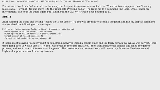 Unix & Linux: Can't run certain fullscreen applications смотреть онлайн