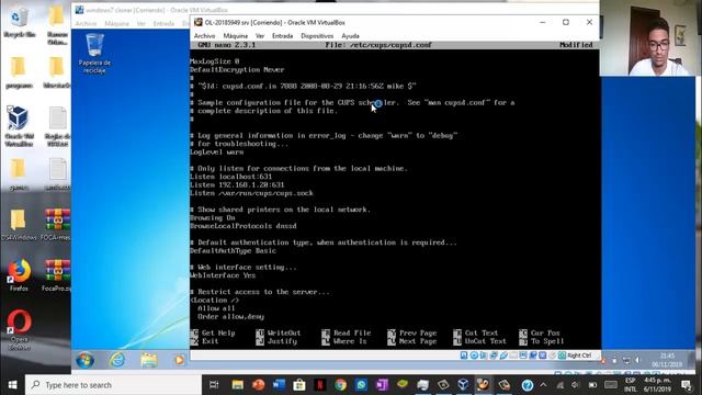 CUPS en Oracle Linux смотреть онлайн