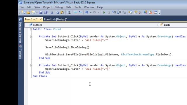 [Visual Basics 2010] Tutorial 7 - Using OpenFileDialog and SaveFileDialog смотреть онлайн