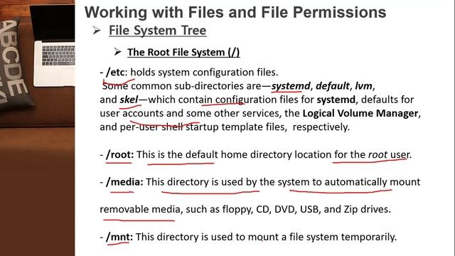 84- RHCSA Linux : Module 3 : Working With Files and File Permissions | File system Tree смотреть онлайн