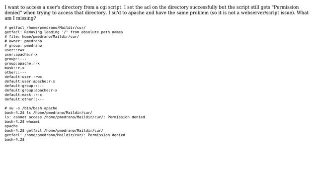 DevOps & SysAdmins: CentOS 7 acl not working for apache смотреть онлайн