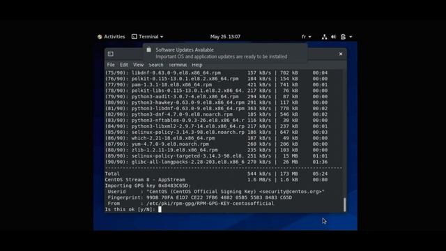 Install Centos8 Server1 with Graphic User interface смотреть онлайн