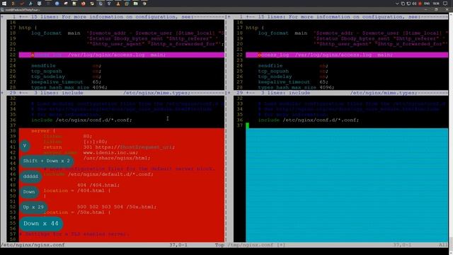 Редактор VIM | Fedora 34 смотреть онлайн