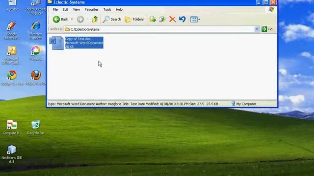 Part II Windows Explorer and Moving files to start menu.mpg смотреть онлайн