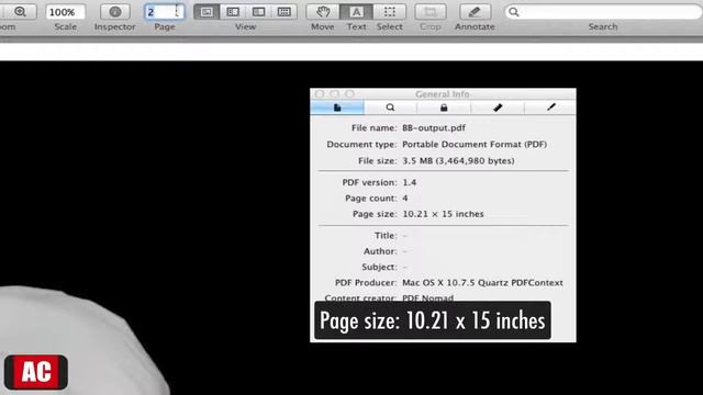 Tile PDF Pages with Overlap Settings on Mac-PDF Nomad смотреть онлайн