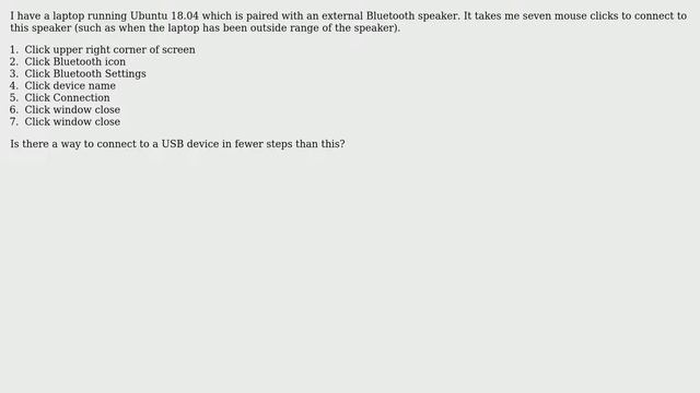 Ubuntu: Easier way to connect to Bluetooth device смотреть онлайн