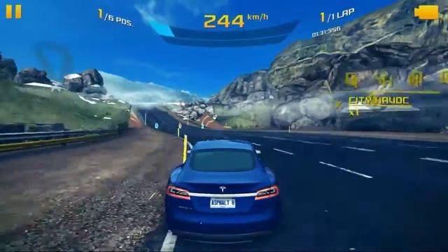 Asphalt 8 Airborne Iceland Season 1 Tesla Car Race  Walkthrough  *  HD Game Play - Part 12