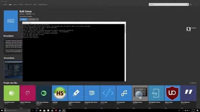 How to Install Kali Linux on Windows 10 from the Microsoft Store смотреть онлайн